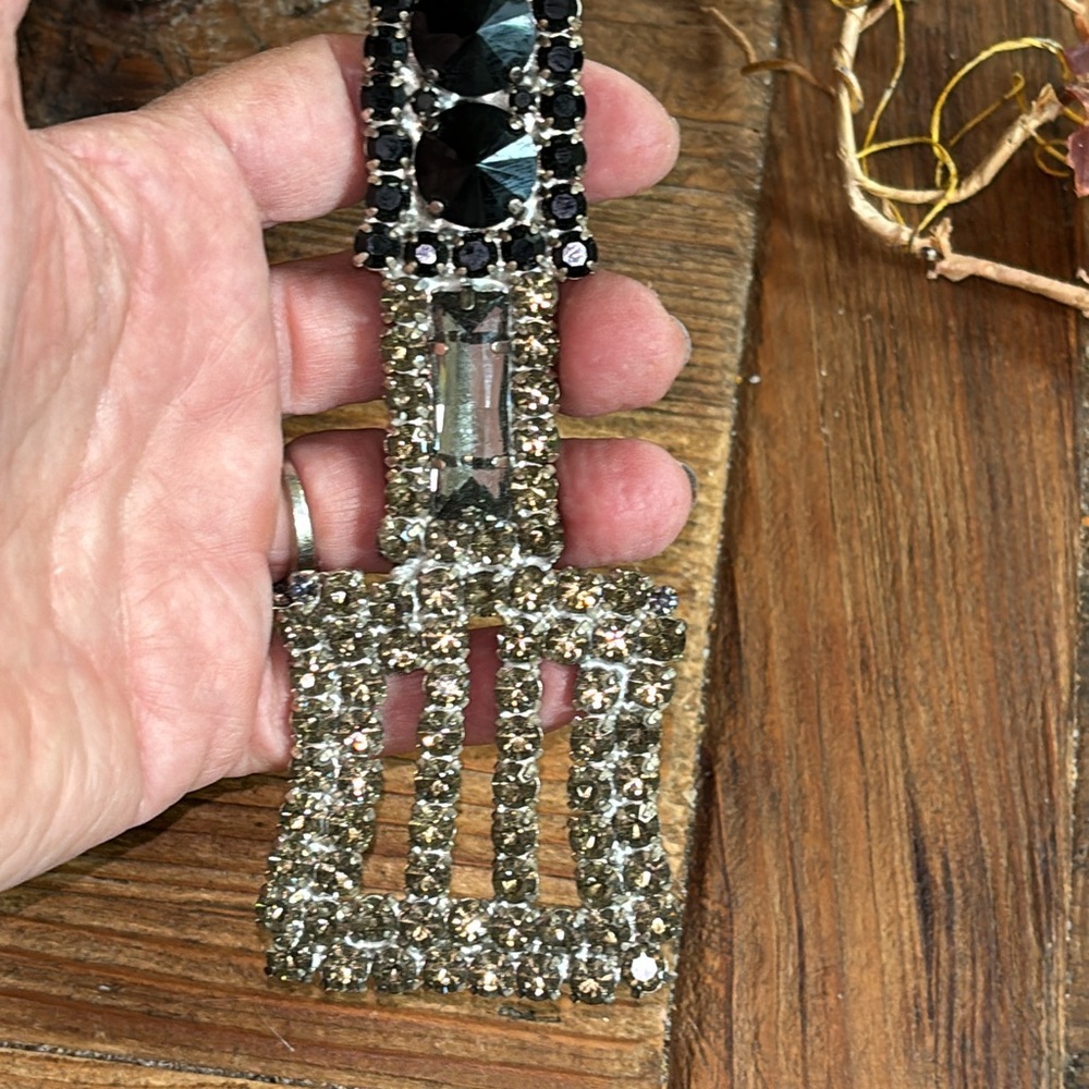 Ab Crystal Drag Queen Hook On Pendant Jewelry.